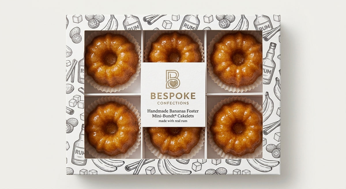 Banana's Foster Mini-Bundt Cakelets