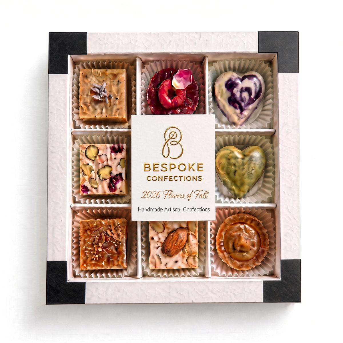 Flavors of Fall 2026 box of confections (box of chocolates without chocolate)